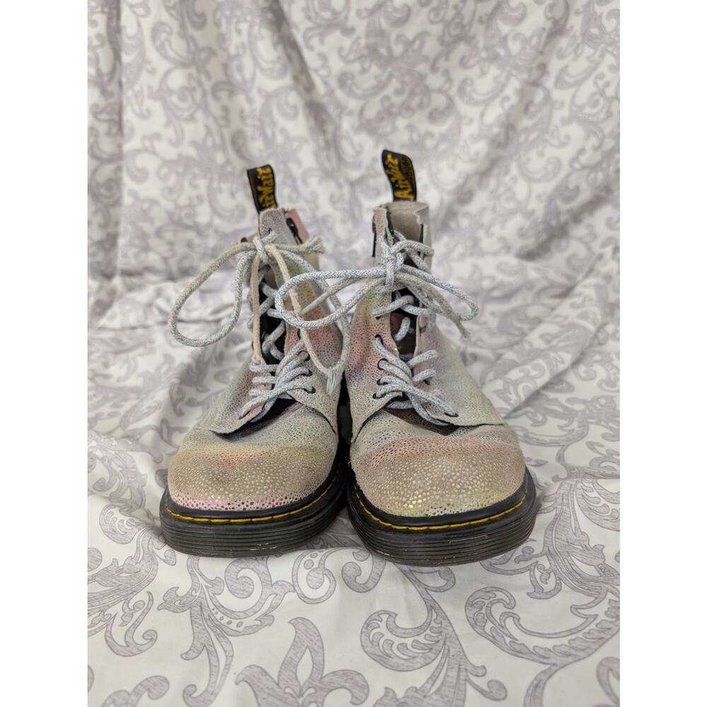 Dr. Martens 1460 Pascal Y Iridescent Lace Up Boots Size 5M/6L - Picture 3 of 12